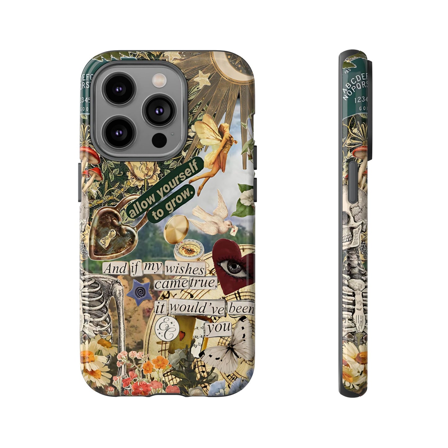 Vintage Cottage Collage Tough Phone Case