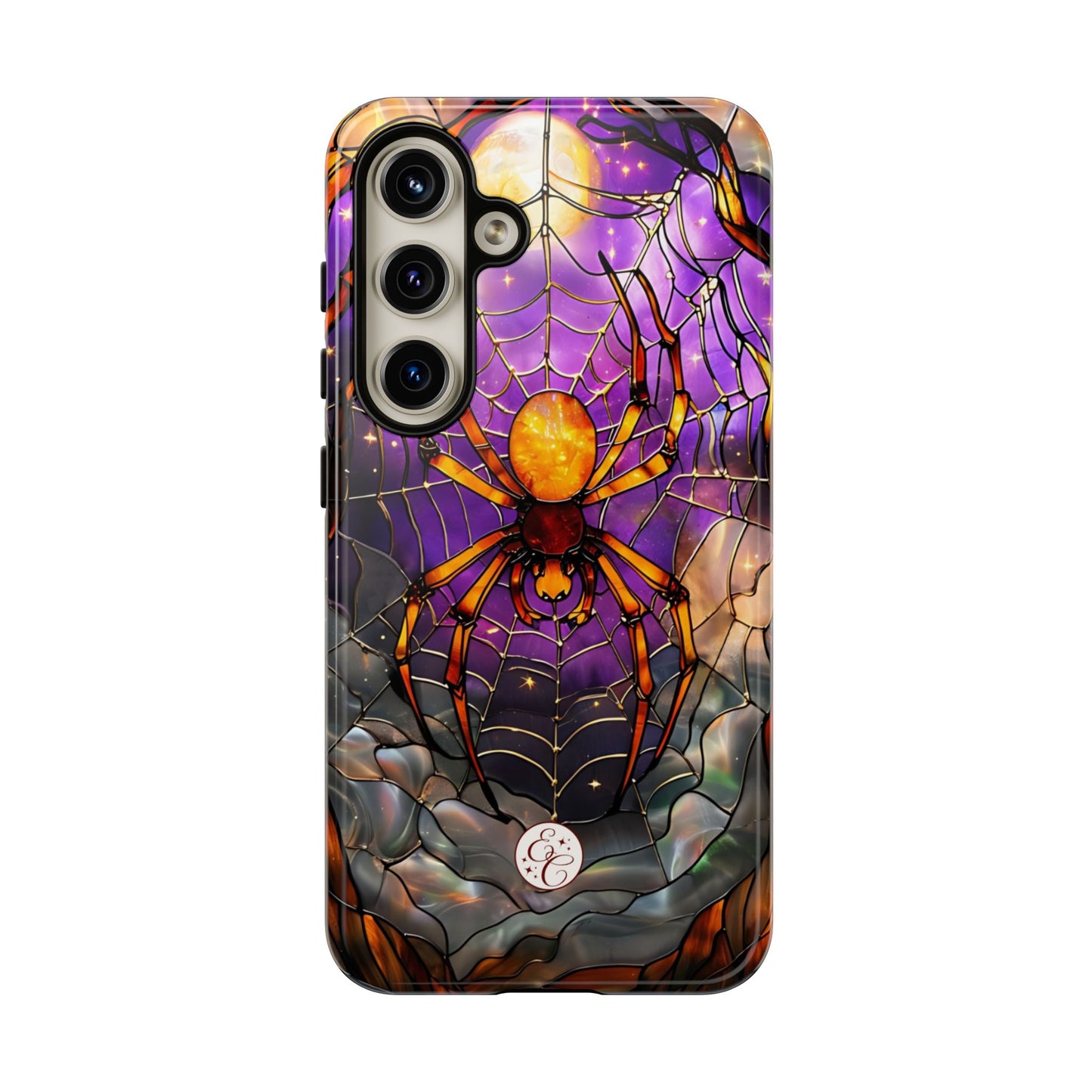 Stained Glass Spider Tough Phone Case