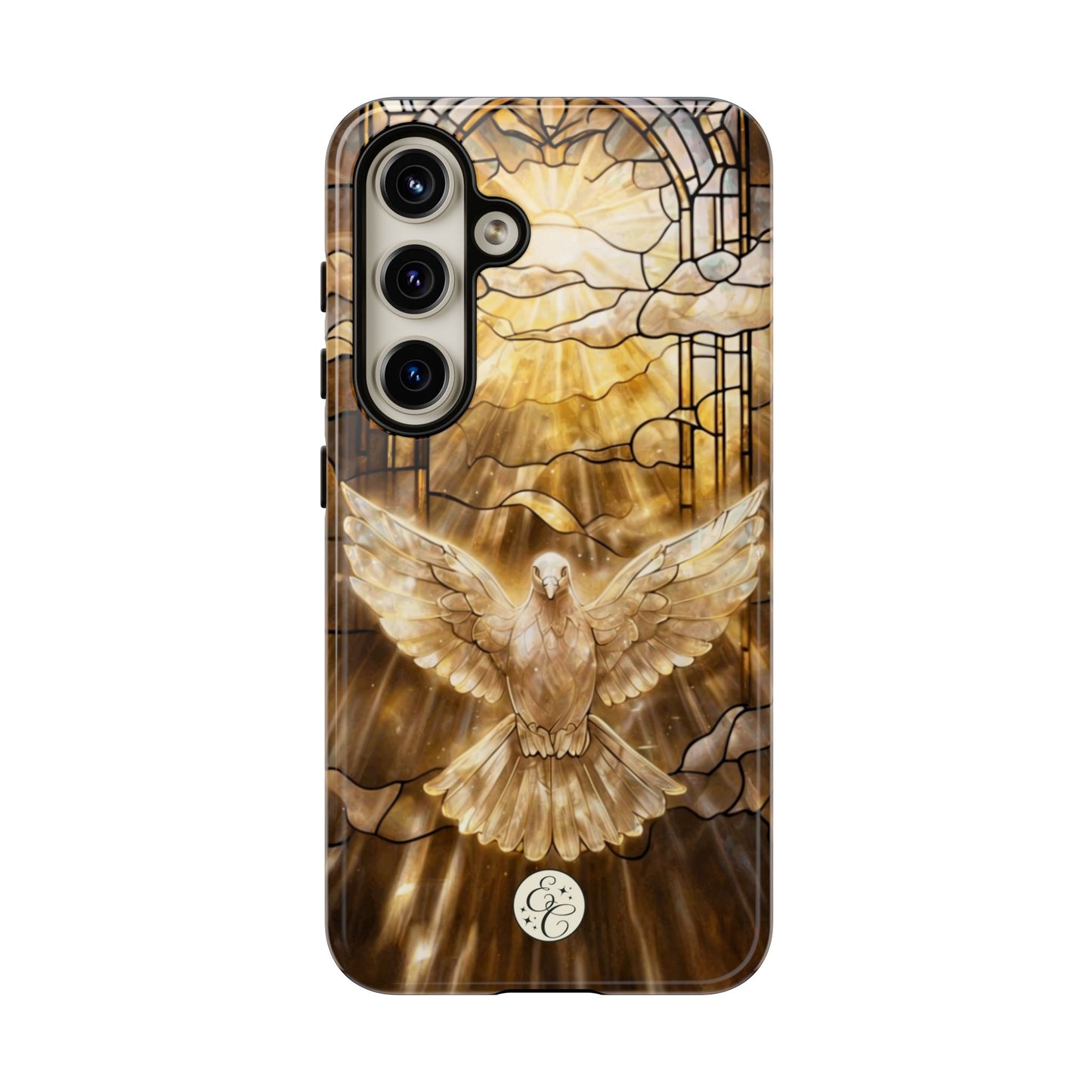 Holy Spirit Stained Glass Tough Phone Case