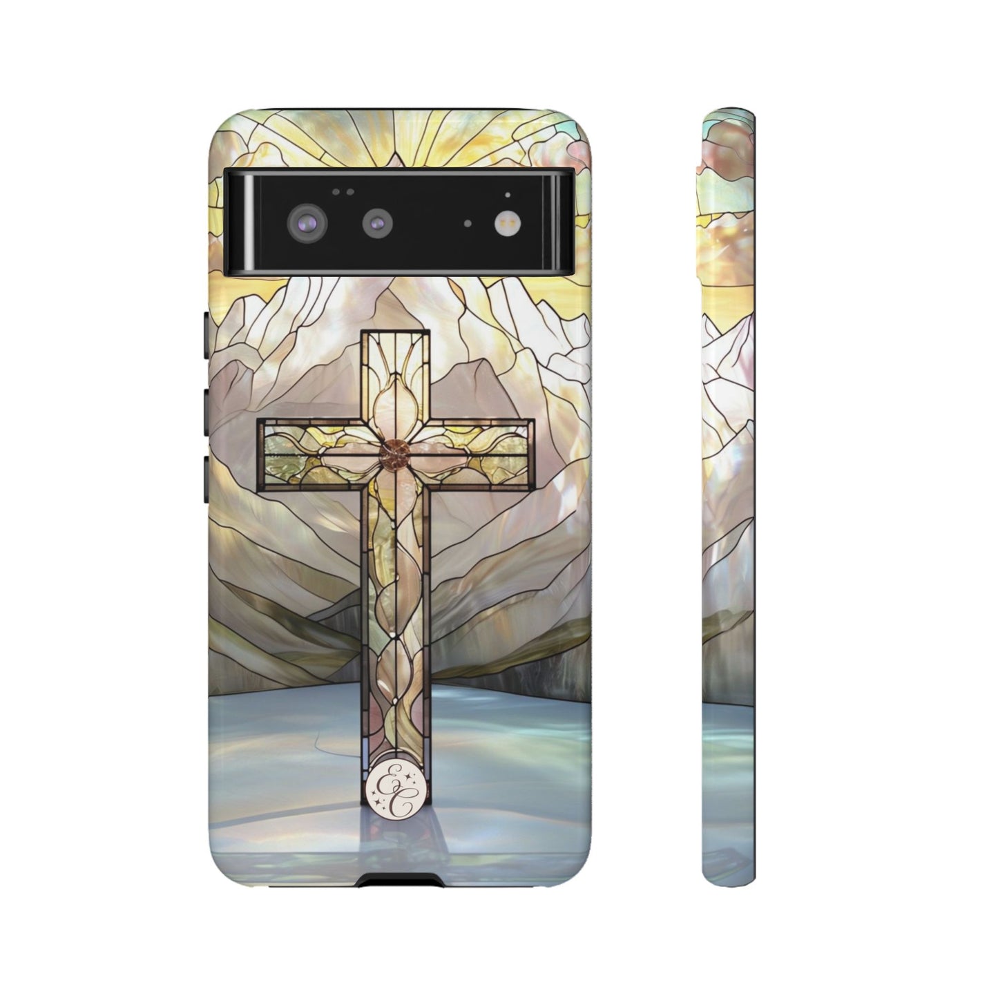 Stained Glass Cross Tough Phone Case