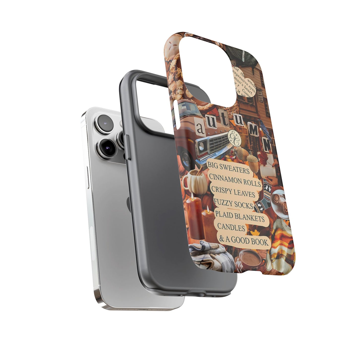 Autumn Aesthetic Collage Tough Phone Case