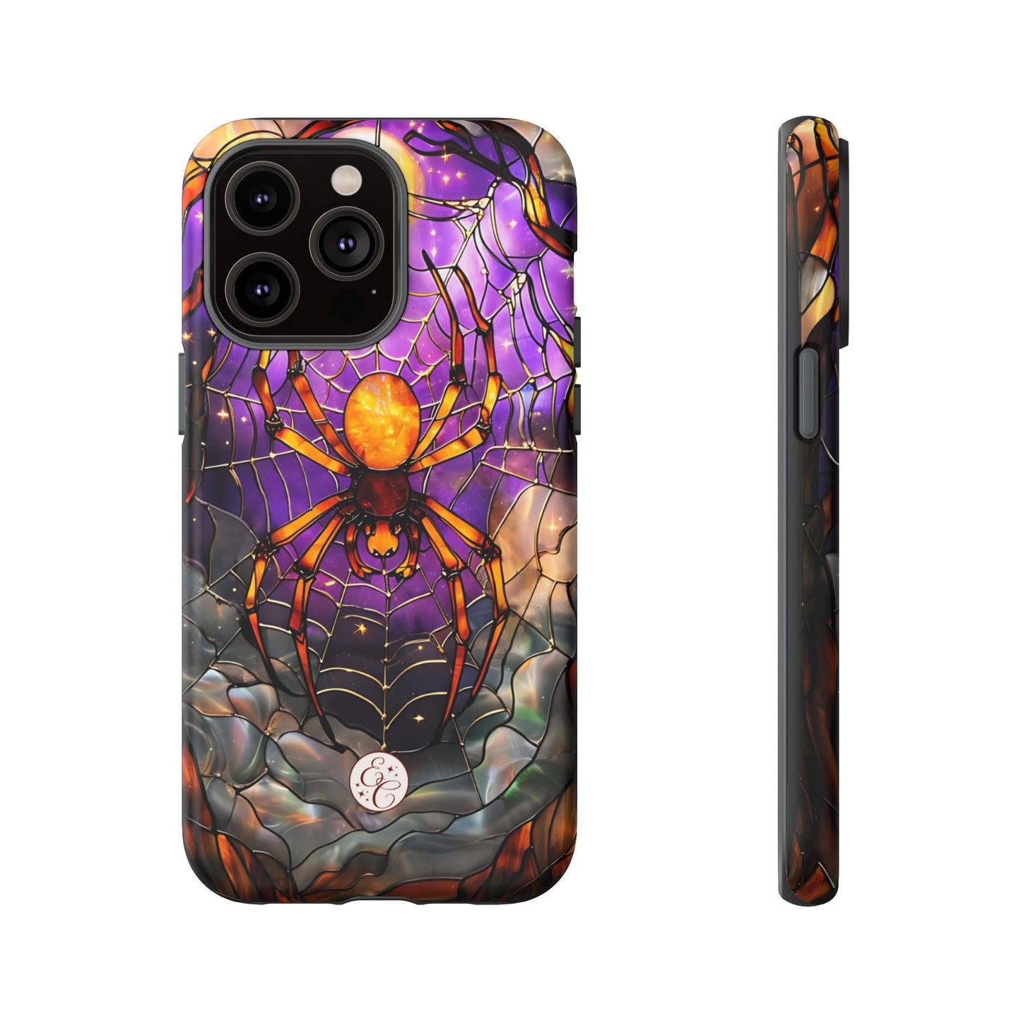 Stained Glass Spider Tough Phone Case