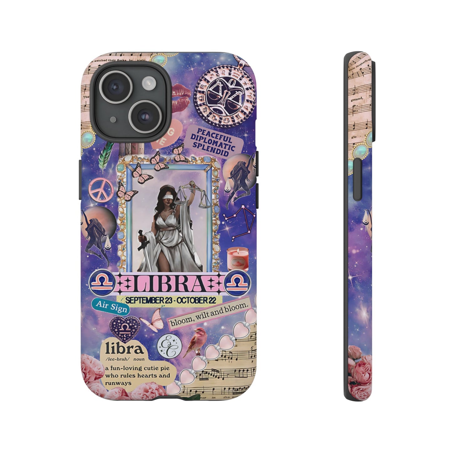 Libra Zodiac Star Sign Tough Phone Case