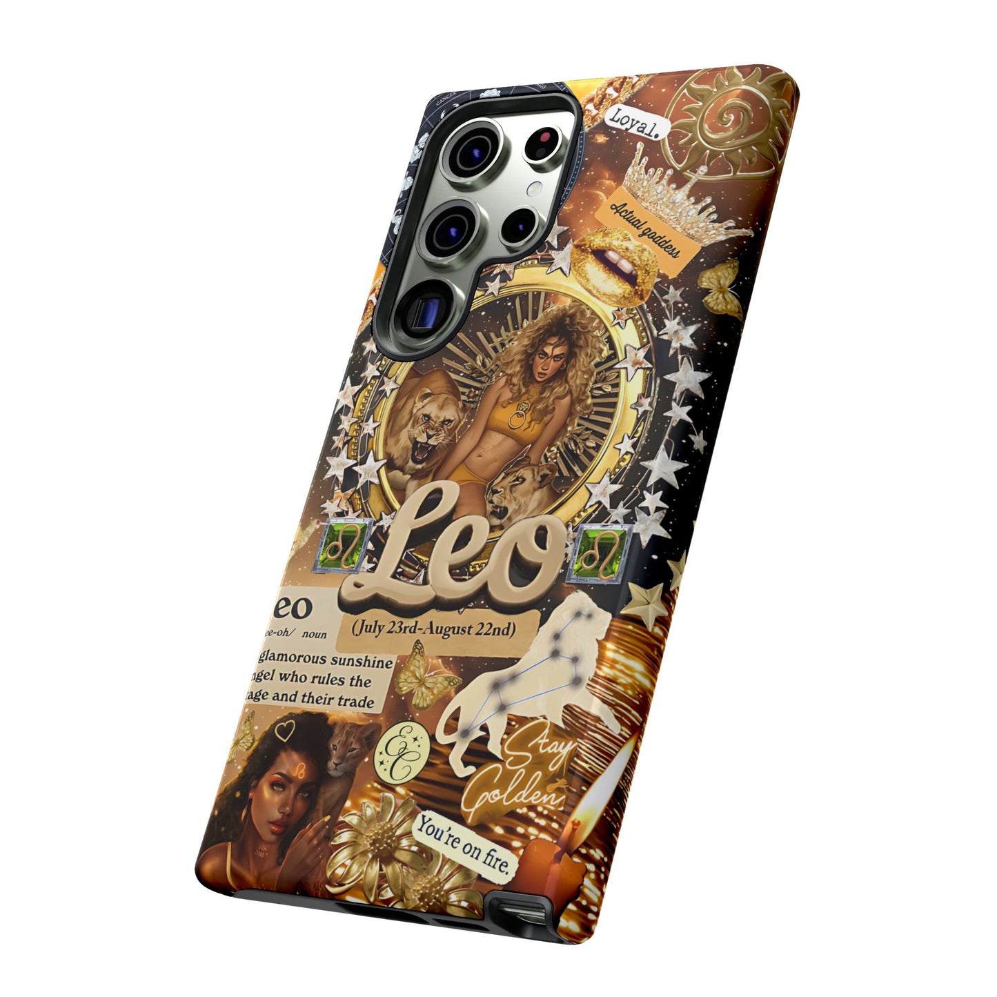 Leo Zodiac Sign Tough Phone Case