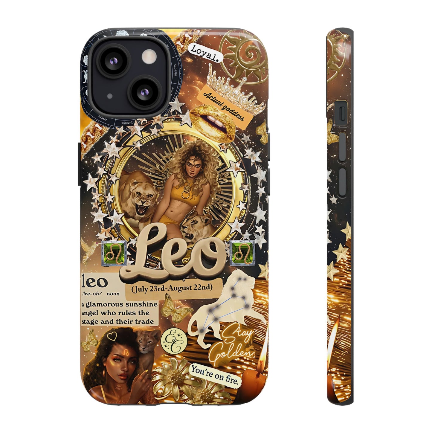 Leo Zodiac Sign Tough Phone Case