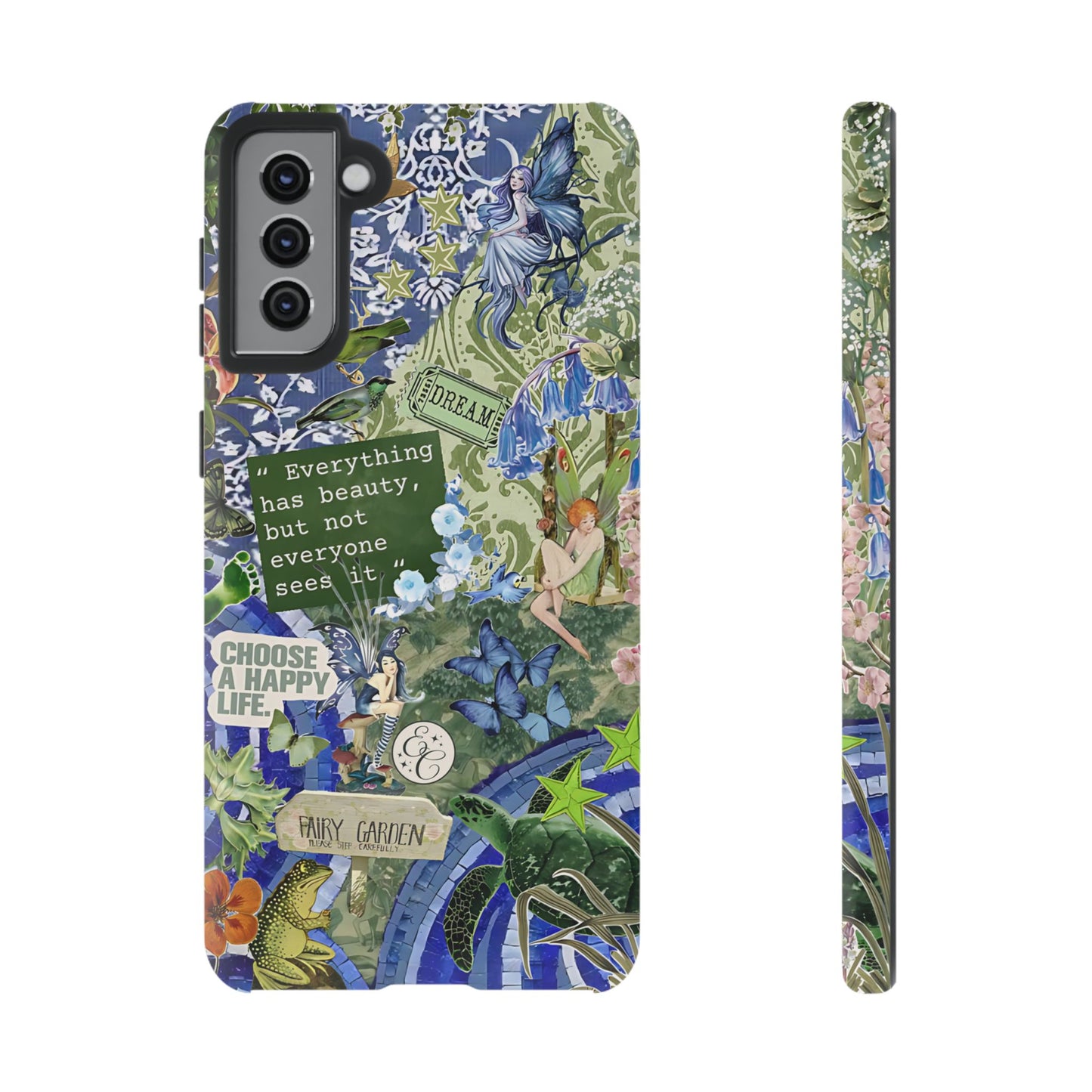 Fairy Garden Collage Tough Phone Case