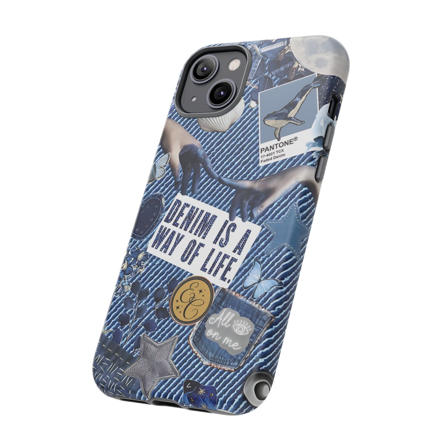 Denim Texture Tough Phone Case