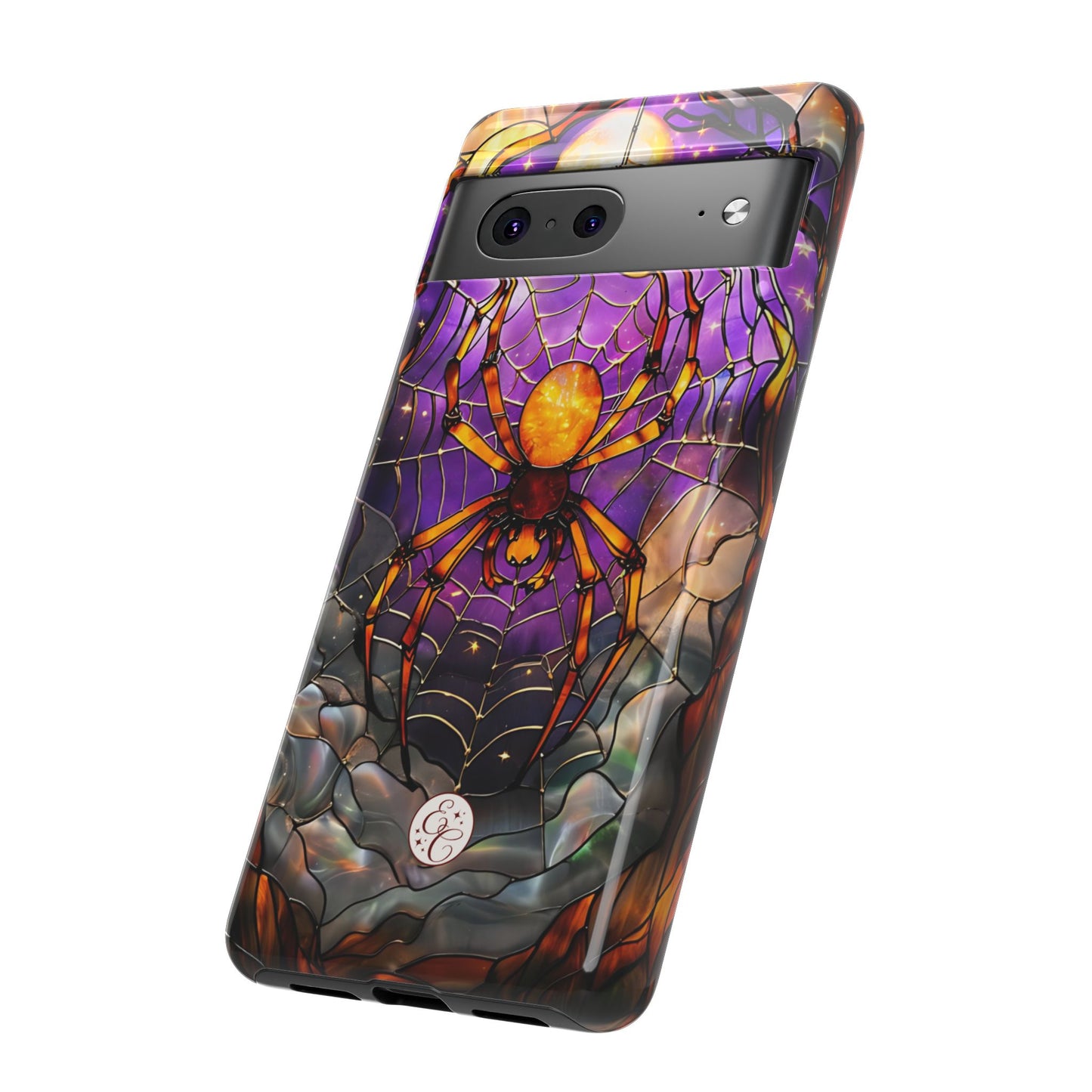 Stained Glass Spider Tough Phone Case