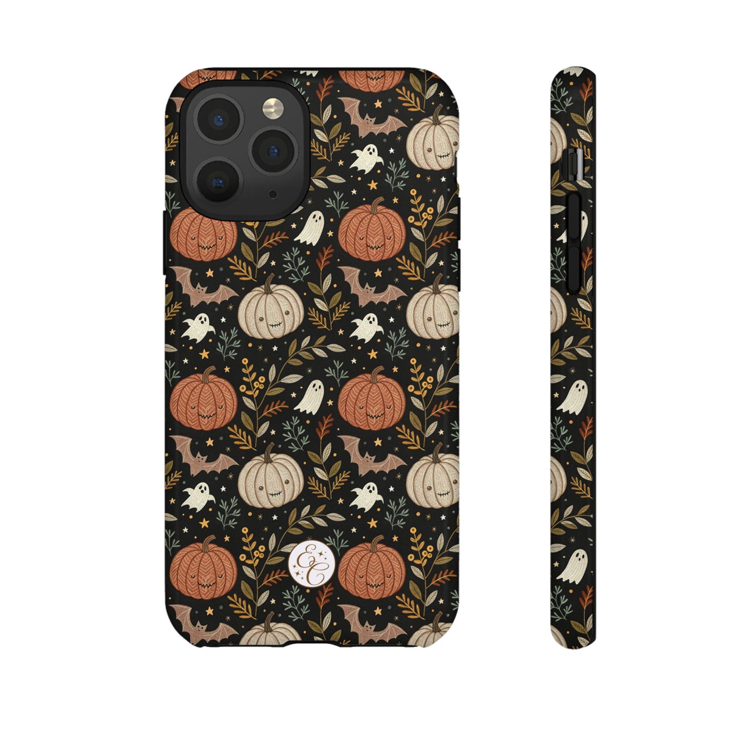 Spooky Halloween Boho Pattern Tough Phone Case