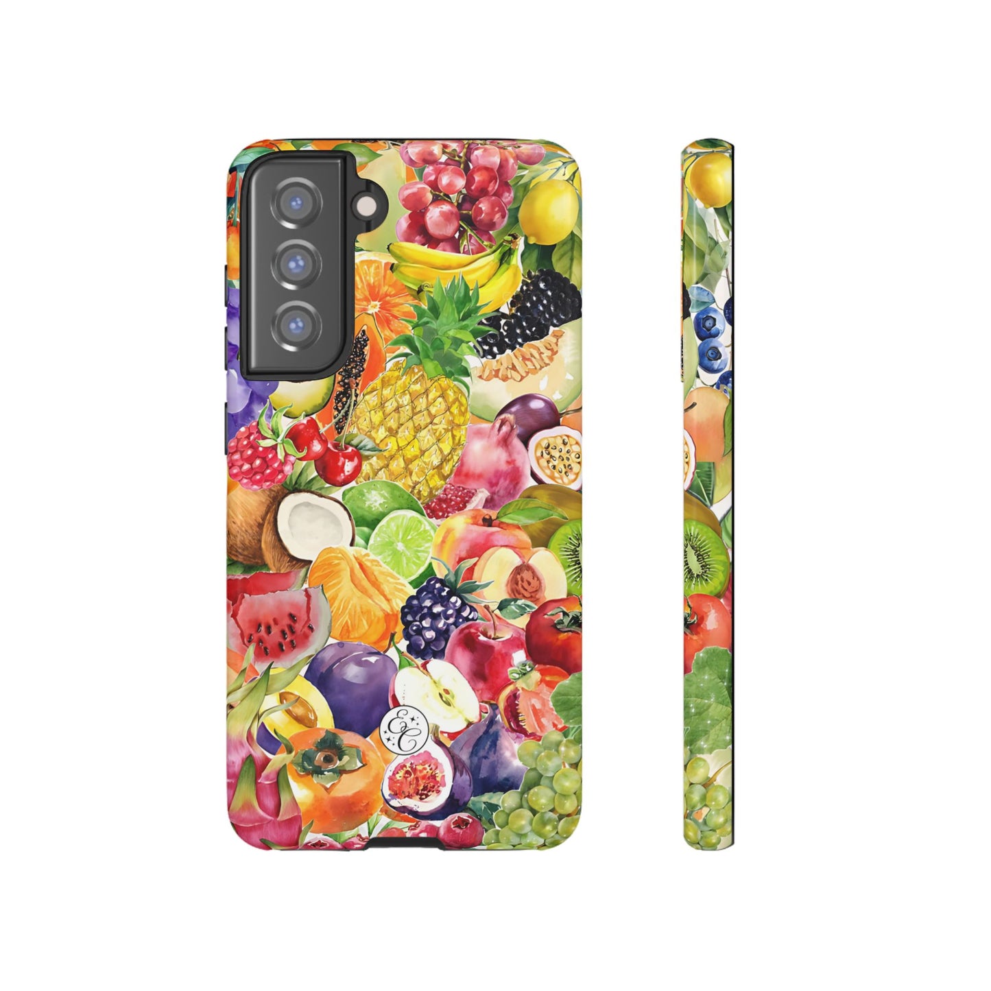 Colorful Fruits Collage Tough Phone Case