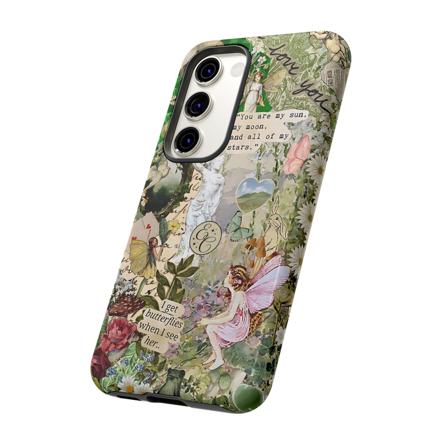 Vintage Botanical Collage Tough Phone Case