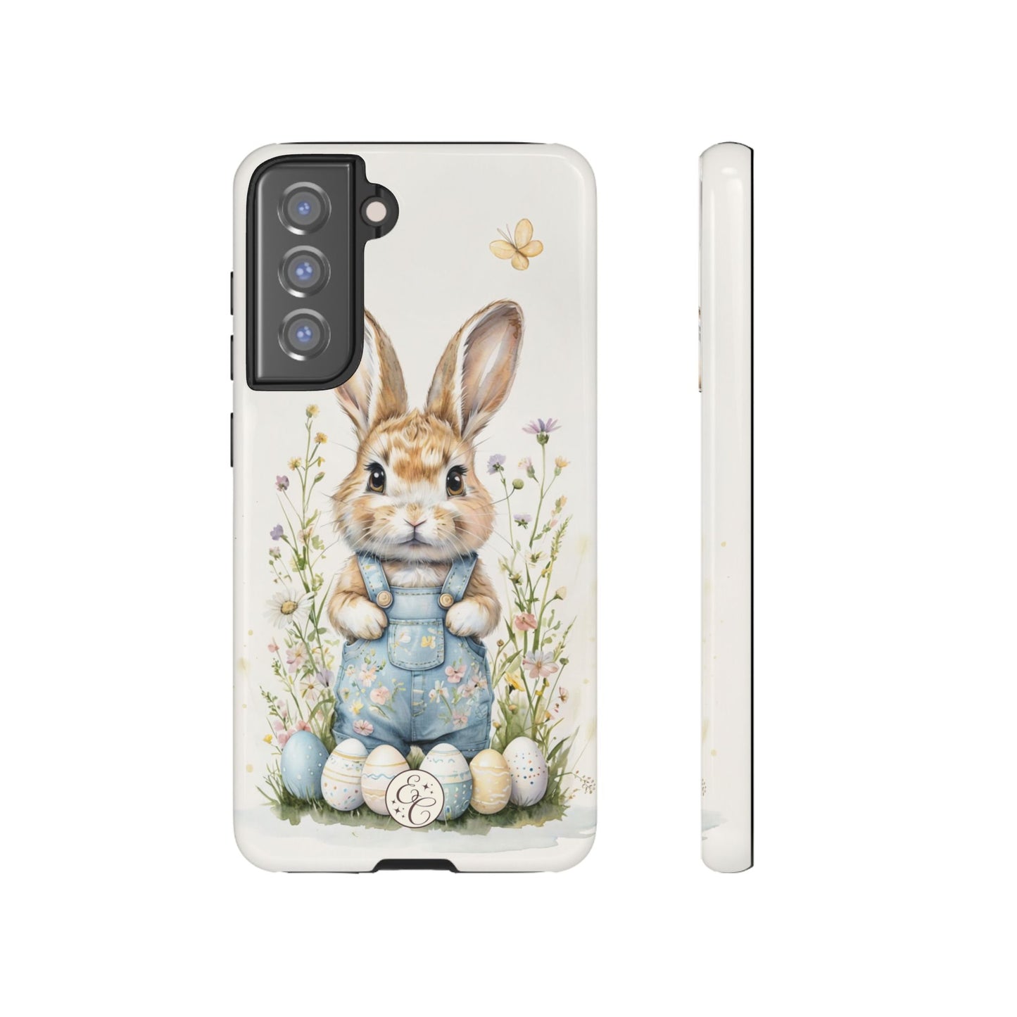 Bunny with Easter Eggs Tough Phone Case