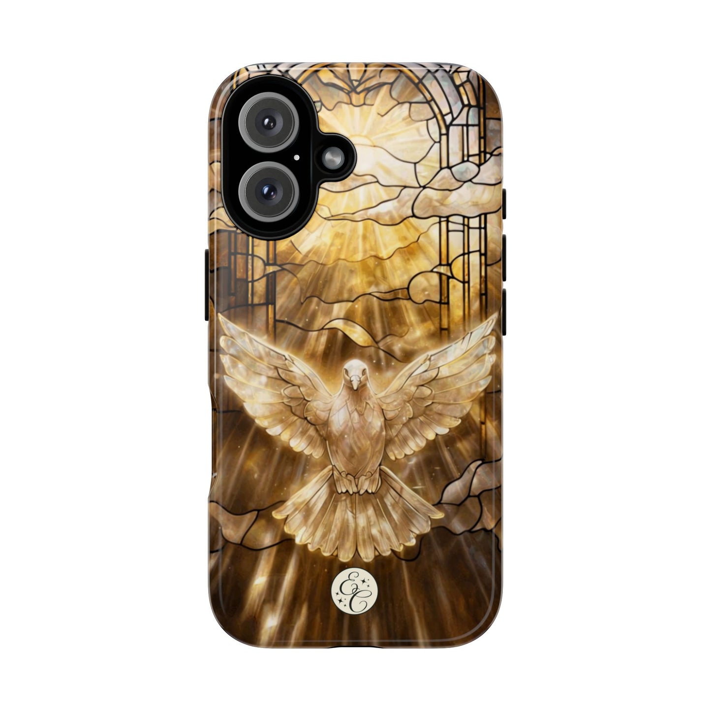 Holy Spirit Stained Glass Tough Phone Case