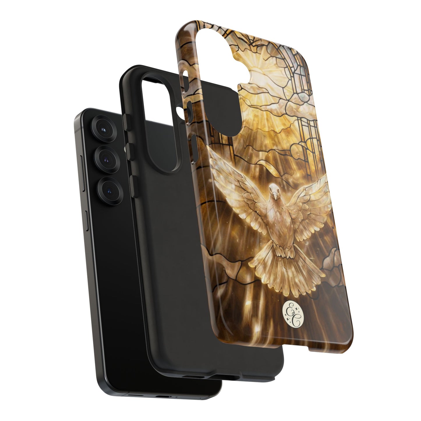 Holy Spirit Stained Glass Tough Phone Case