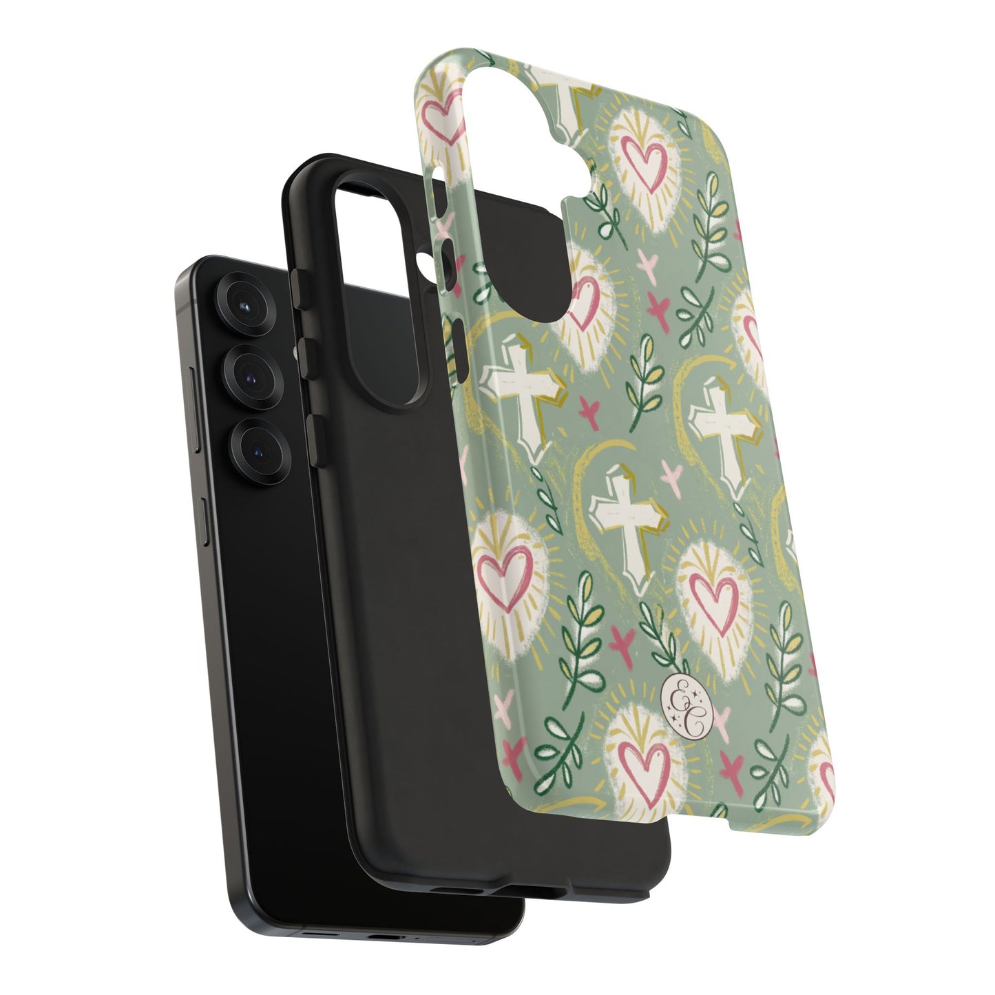 Christian Cross Boho Pattern Tough Phone Case