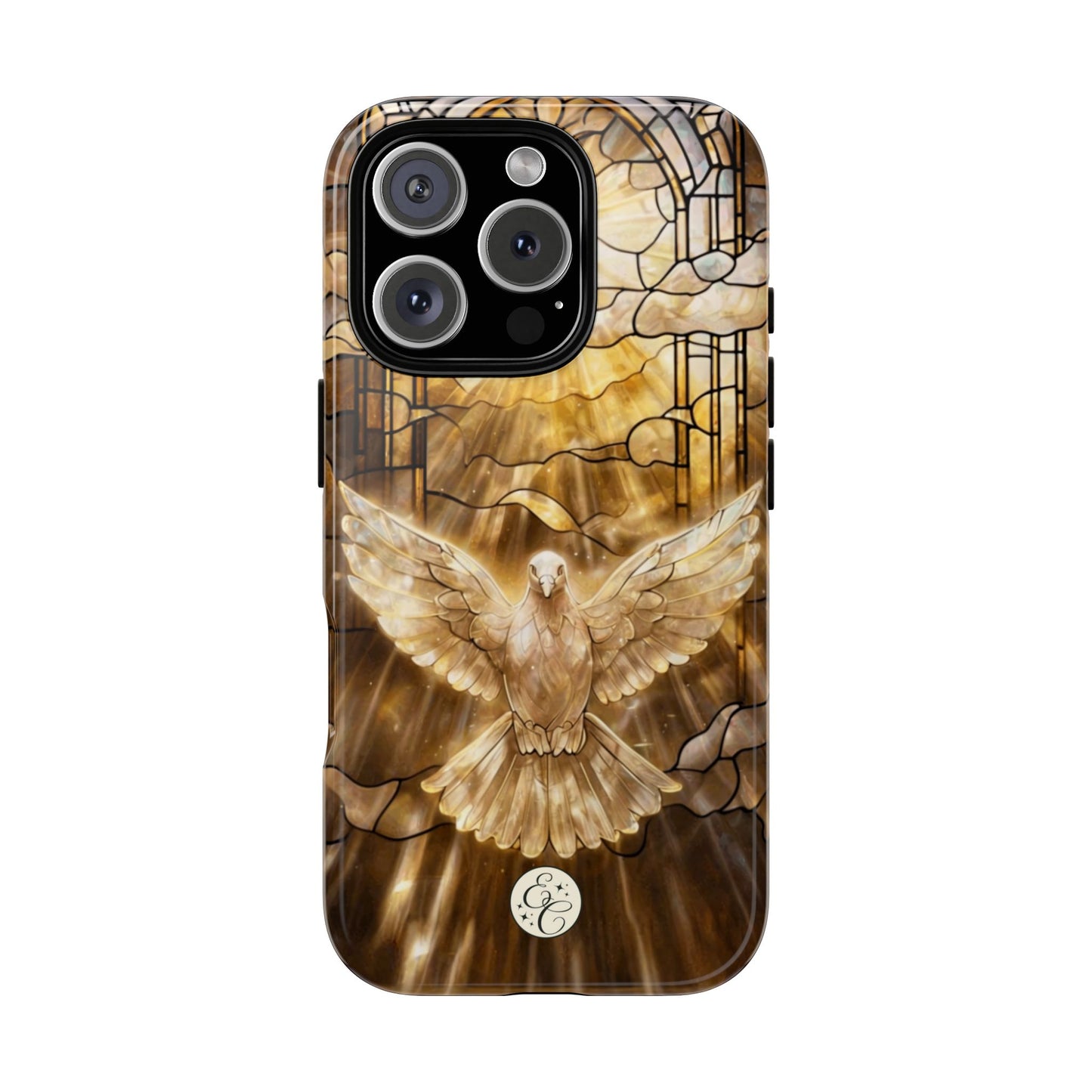 Holy Spirit Stained Glass Tough Phone Case