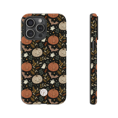Spooky Halloween Boho Pattern Tough Phone Case