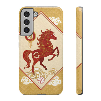 Chinese New Year Lucky Horse Tough Phone Case