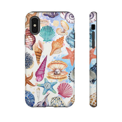 Colorful Sea Shells Tough Phone Case