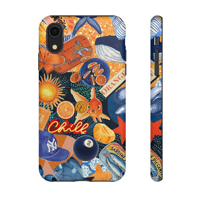 Nautical and Citrus Tough Phone Case