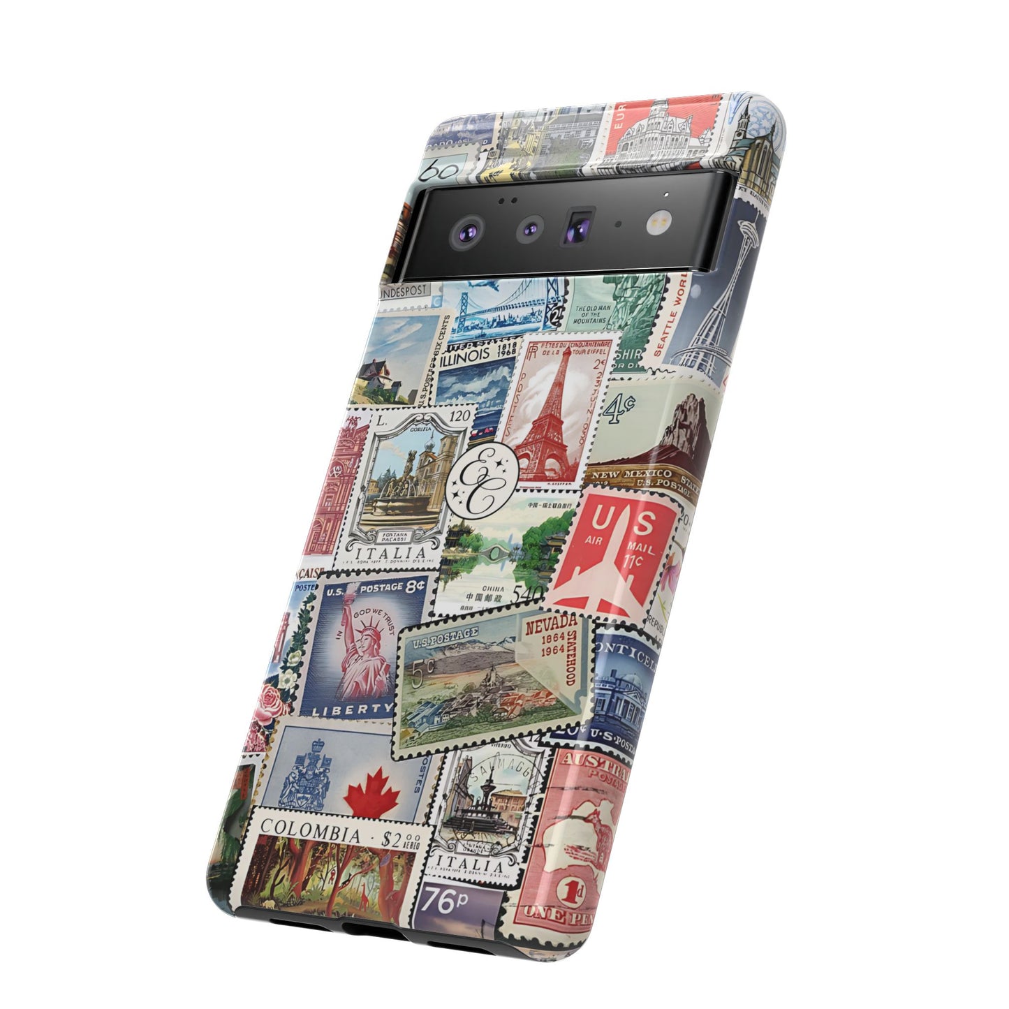 Vintage Stamp Collection Tough Phone Case