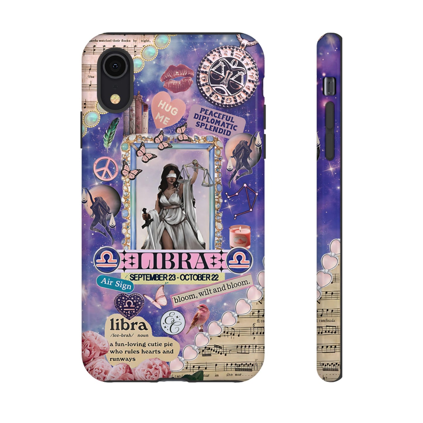 Libra Zodiac Star Sign Tough Phone Case