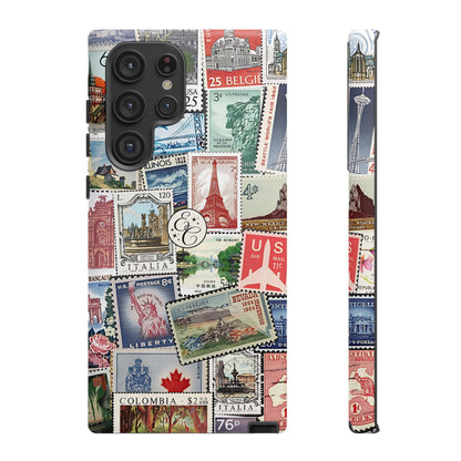 Vintage Stamp Collection Tough Phone Case