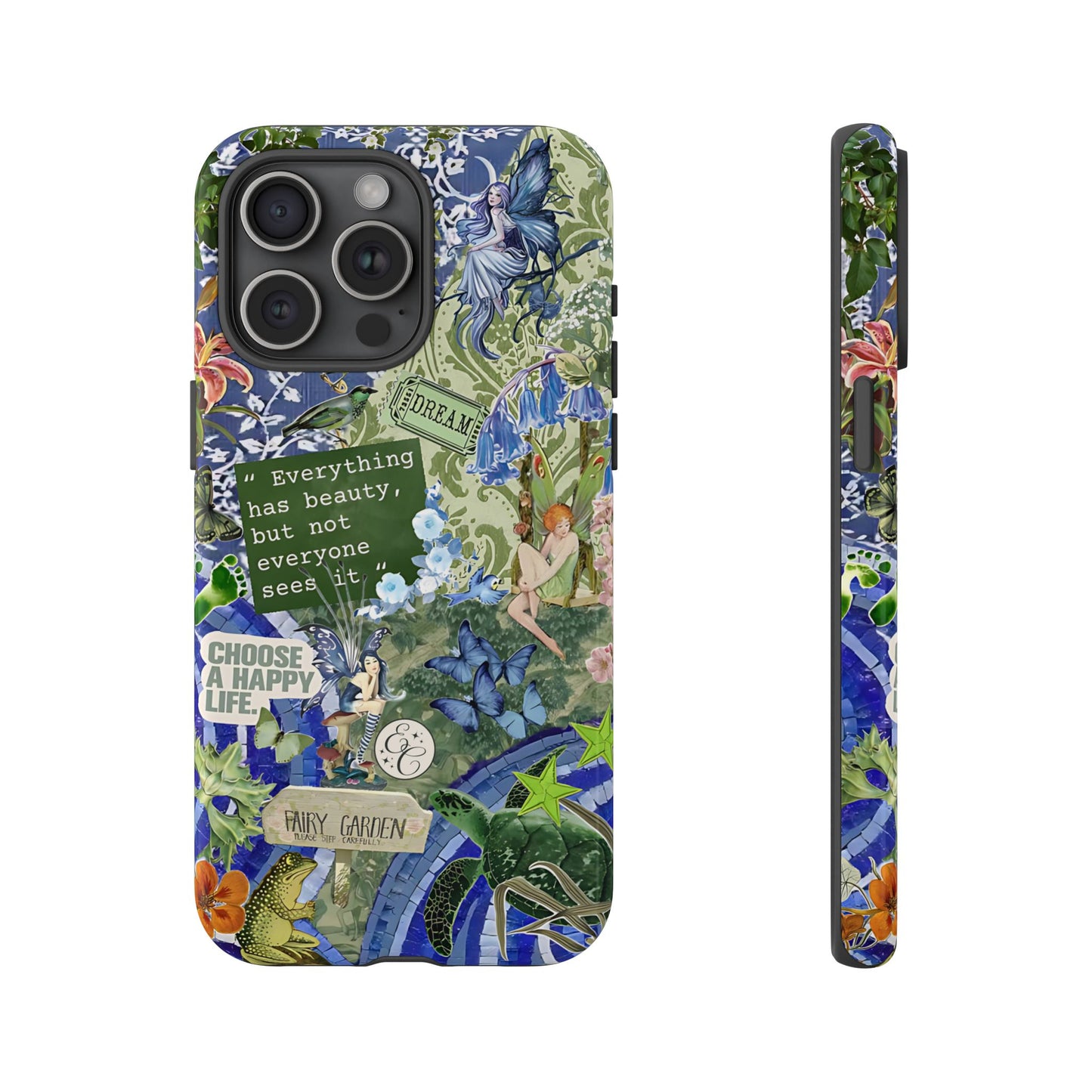 Fairy Garden Collage Tough Phone Case