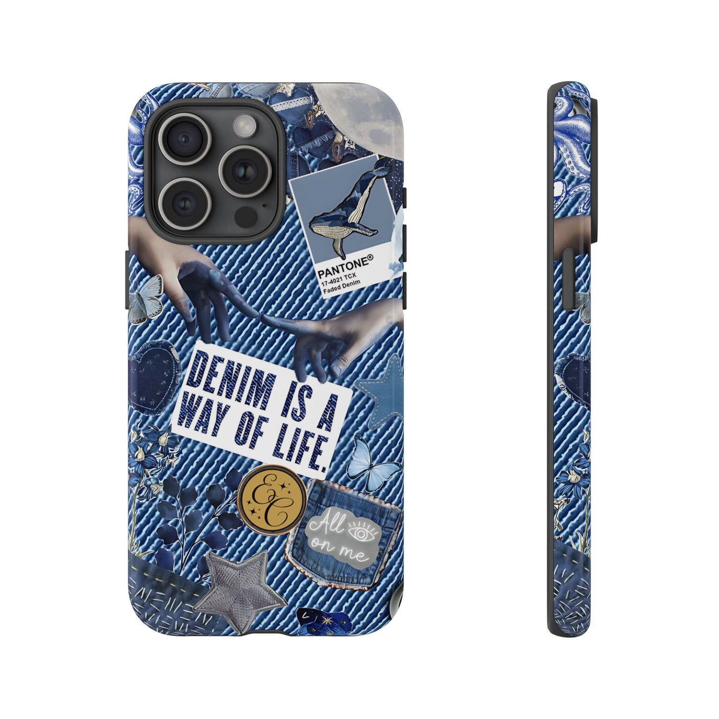 Denim Texture Tough Phone Case