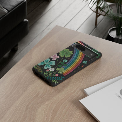 Rainbow & Shamrock Tough Phone Case