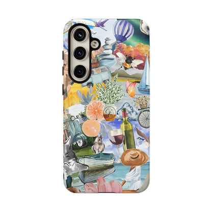 Vintage Travel Collage Tough Phone Case