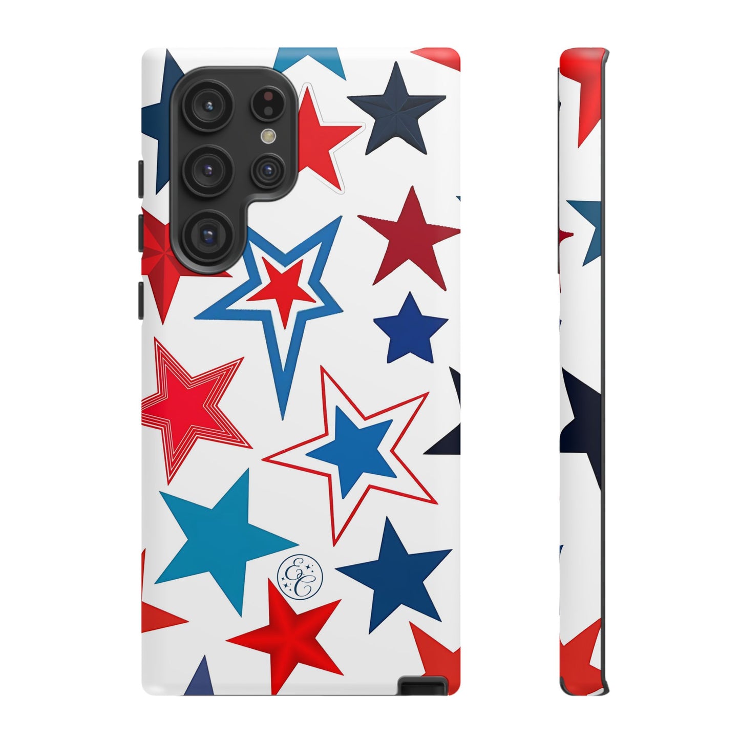 Patriotic Star Pattern Tough Phone Case