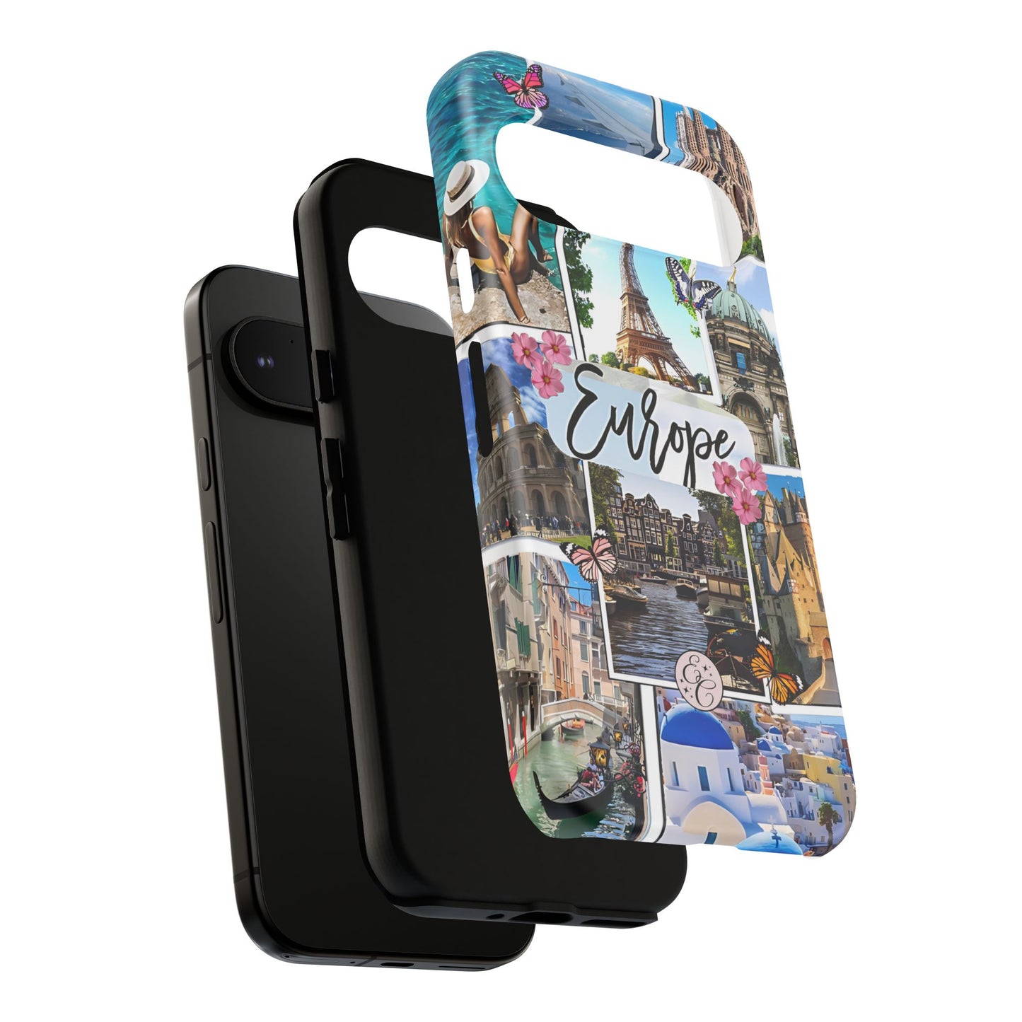 Europe Travel Collage Tough Phone Case