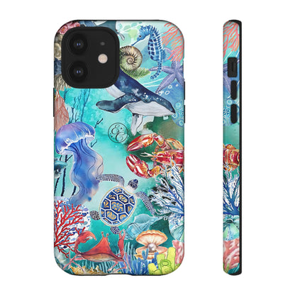 Ocean Wonders Collage Tough Phone Case