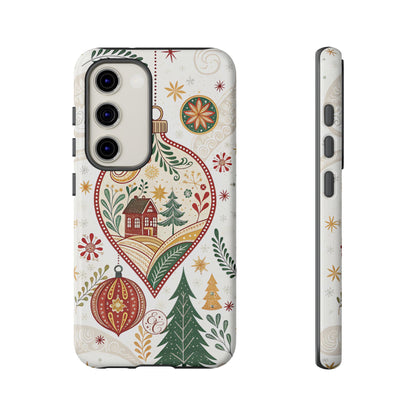Cozy Christmas Ornament Tough Phone Case