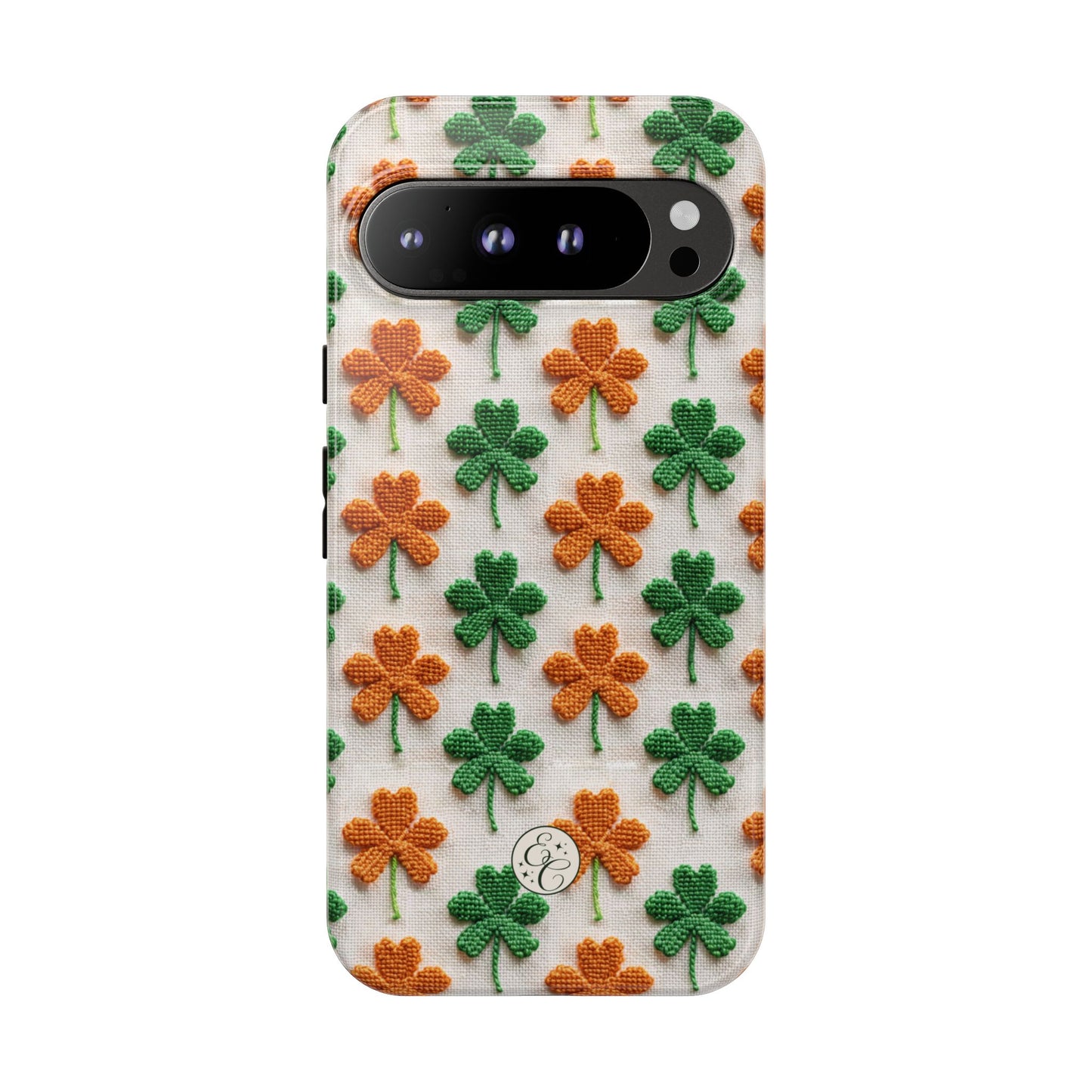 Lucky Shamrock Pattern Tough Phone Case