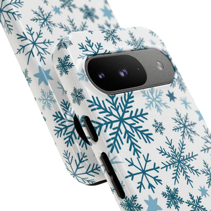 Winter Snowflakes Pattern Tough Phone Case