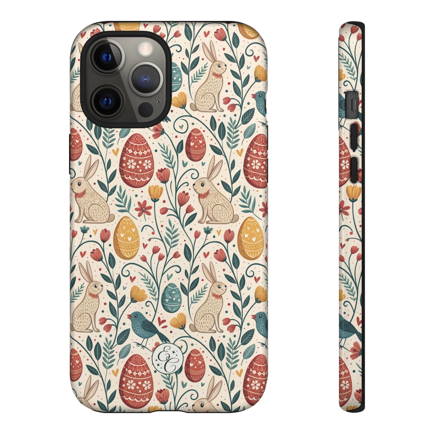 Vintage Easter Pattern Tough Phone Case