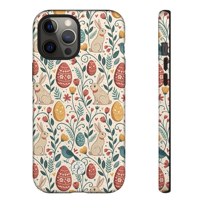 Vintage Easter Pattern Tough Phone Case