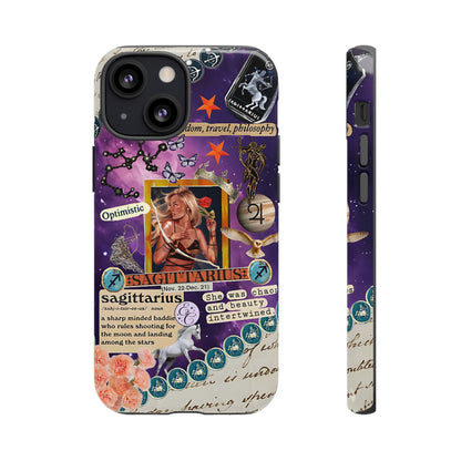 Sagittarius Zodiac Star Sign Tough Phone Case