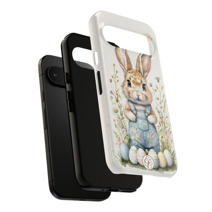 Bunny with Easter Eggs Tough Phone Case