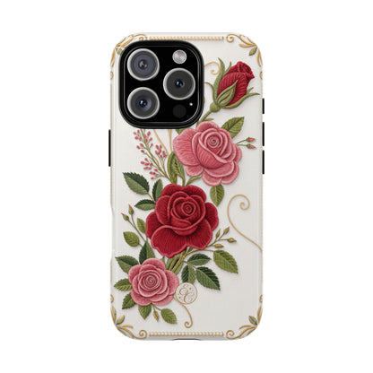 Elegant Rose Garden Tough Phone Case