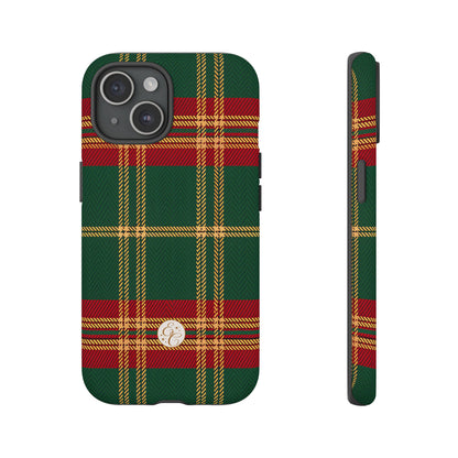 Green Red & Gold Plaid Tough Phone Case