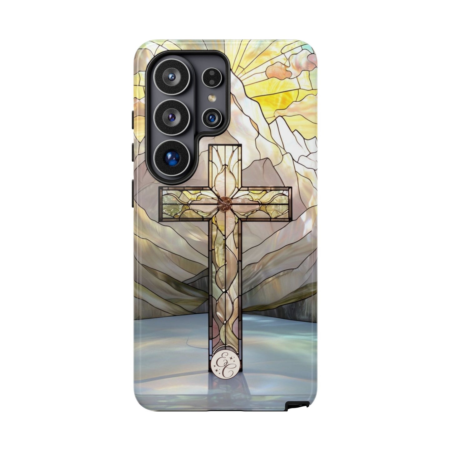 Stained Glass Cross Tough Phone Case