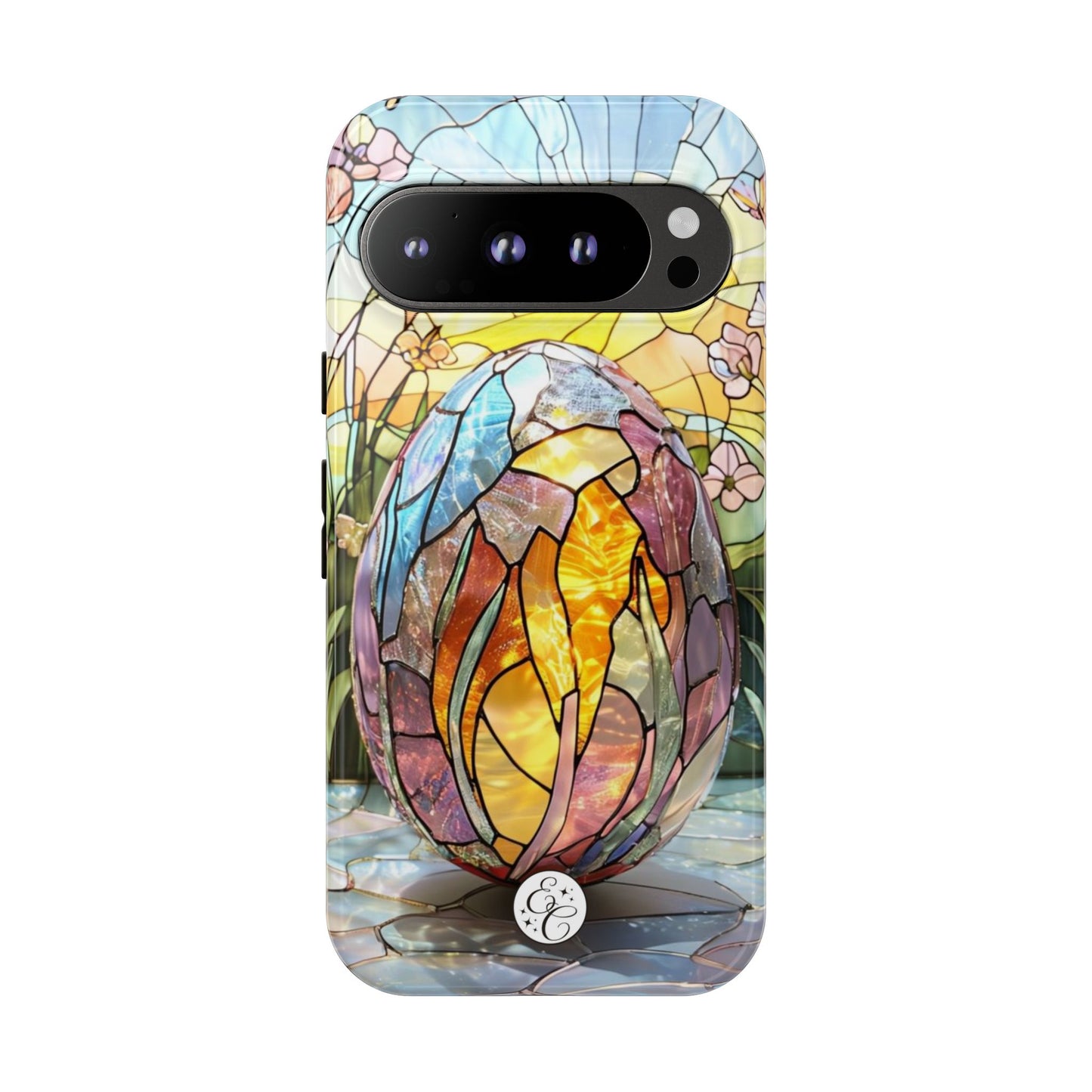 Easter Egg Stained Glass Tough Phone Case