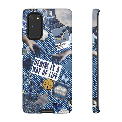 Denim Texture Tough Phone Case