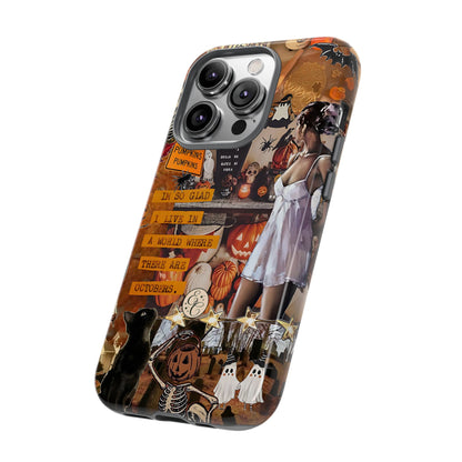 Halloween Aesthetic Collage Tough Phone Case