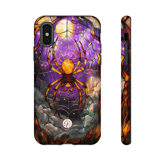 Stained Glass Spider Tough Phone Case