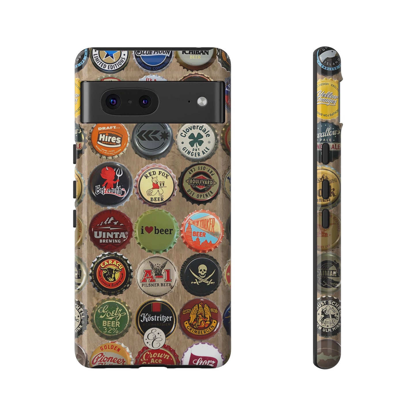 Beer Bottle Caps Tough Phone Case