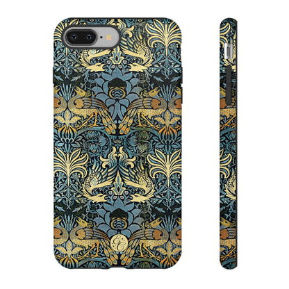 William Morris Peacock and Dragon Tough Phone Case